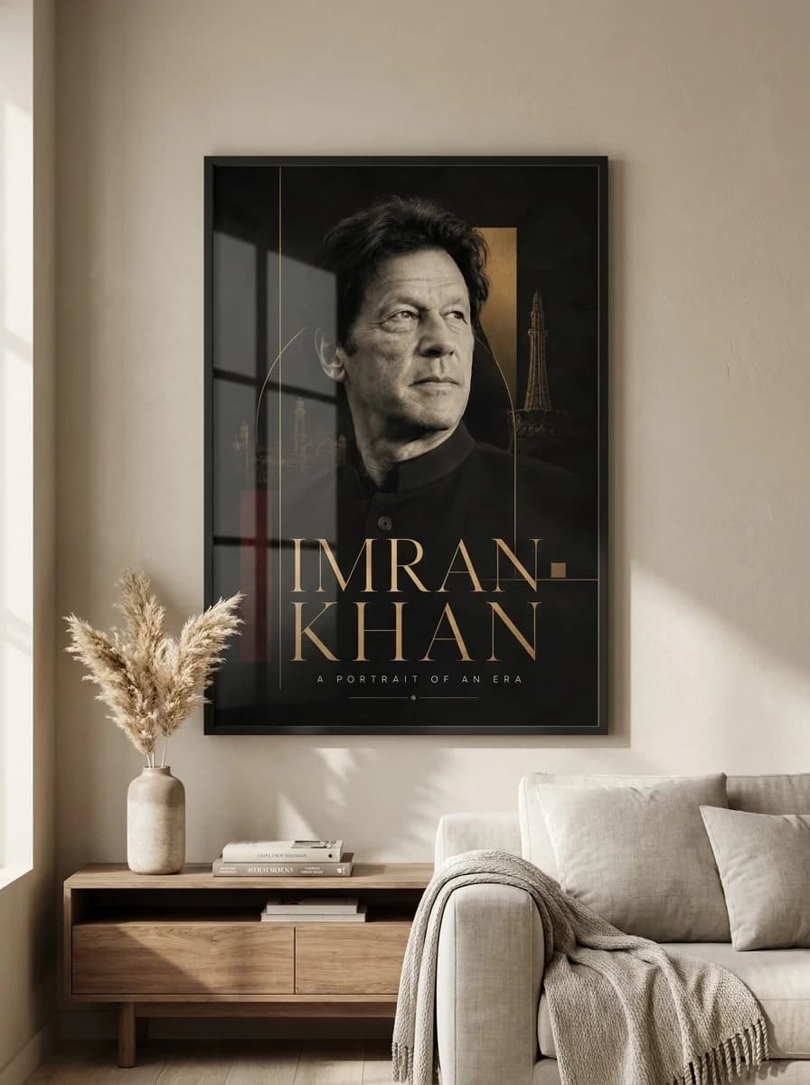 A Portrait of an Era — Gold Accent Canvas Wall Art