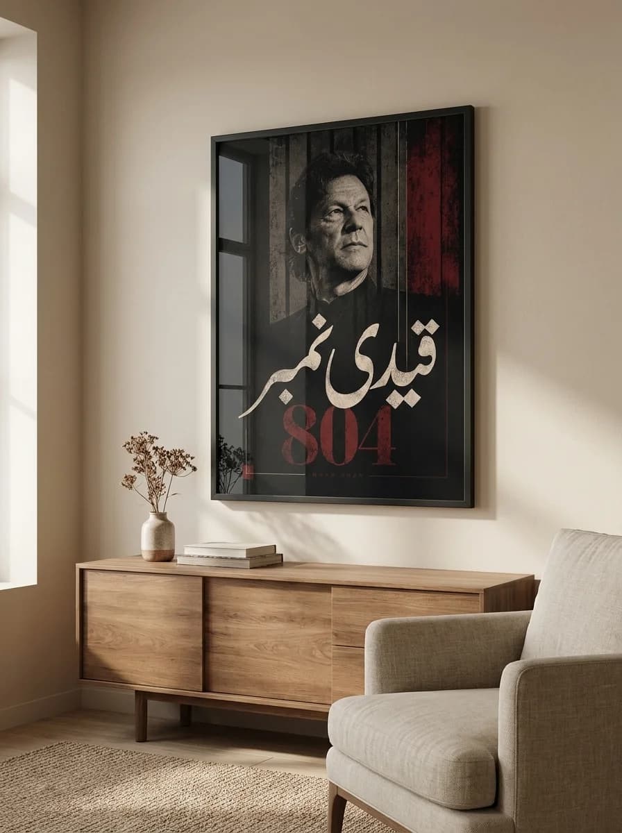 Qaidi Number 804 (قیدی نمبر ۸۰۴) — Canvas Wall Art